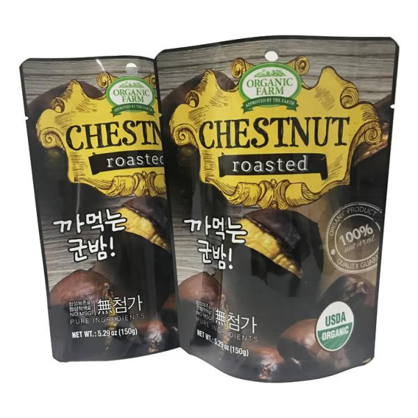 Chestnuts Packing Pouch Stand Up High Temerature Pouch 121-135 Degree Hot Cooking Pot