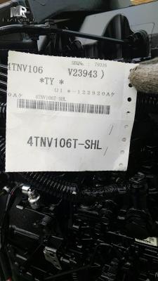 Yanmar Diesel Engine Assembly 4TNV106T 74.5 KW With Water Pump Turbocharger