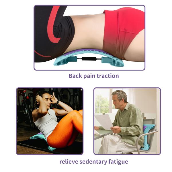 Support Spinal Pain Relieve Back Pain Muscle Massage Magnet Back Stretcher Massager Support Device Back Stretcher