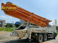 Pompe utilisée/diesel ZOOMLION 38X-5RZ de la mini pompe 37 concrète de mélangeur concret