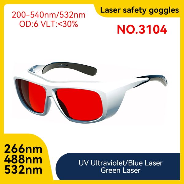 LASER PROTECT GLASSES safety glasses laser protection glasses laser protect glasses laser glasses 266nm 488nm 532nm 200-540nm Laser  laser protection lenses laserprotective sheet laser protection