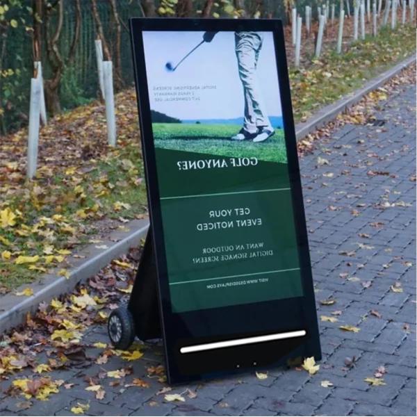 Портативный на открытом воздухе Signage LCD цифров рекламируя дисплей 1500nits