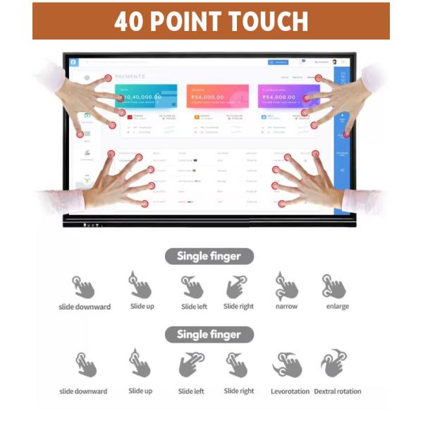86 Inch Interactive Whiteboard with AI Function and Multi-language System for Classroom Teaching