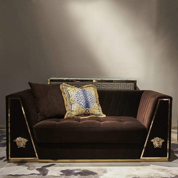 Leatherette Upholstered Sofa Set 1.3m Sectional Luxury Living Room Furniture Sets