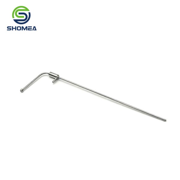 Customized L‑Shape Bent Tip IVD Sampling Needle with Locating Tab for Medical Equipment