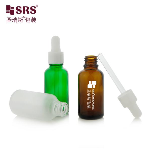 D001 Solution de stockage des huiles essentielles 18/415 Bouteilles en verre avec gouttelettes brillantes de 5 ml 10 ml 15 ml 20 ml 30 ml 50 ml 100 ml Tailles