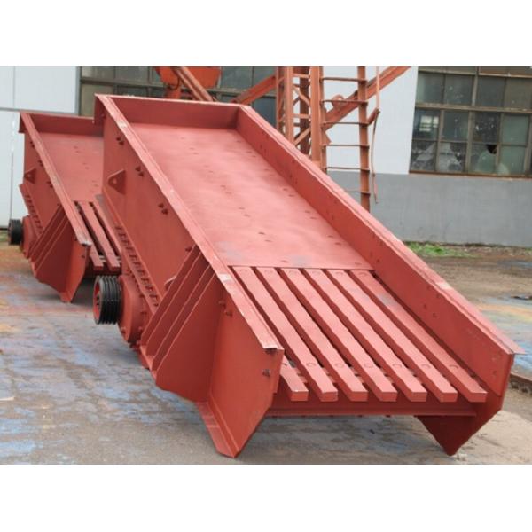 Vibrating Feeder ZSW Series Ore Processing Equipment 900 - 1500t/H Capacity