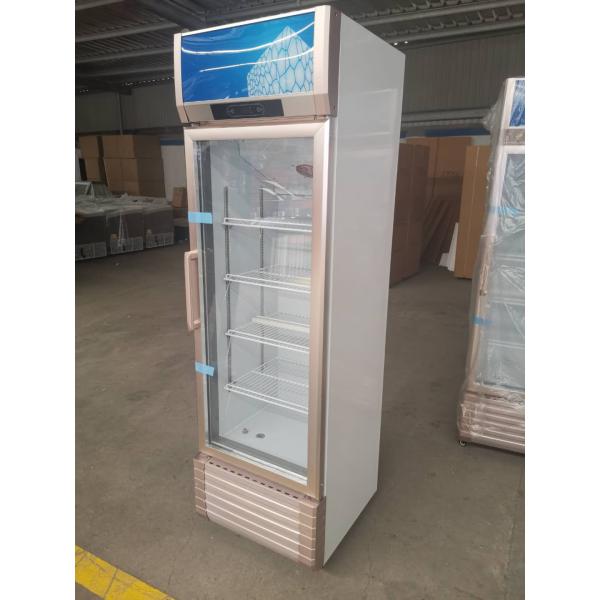 Hot Sale Vertical Single Glass Door Beer Display Cooler Beverage Refrigeration Display Cheap Price
