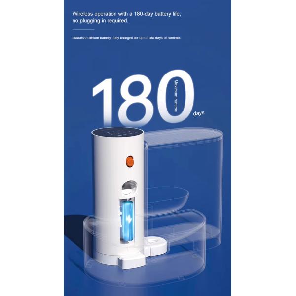 330*235*250 mm Automatic Smart Cat Fountain Water Dispenser with Wireless Dirty Water Separation and Live Clean Function