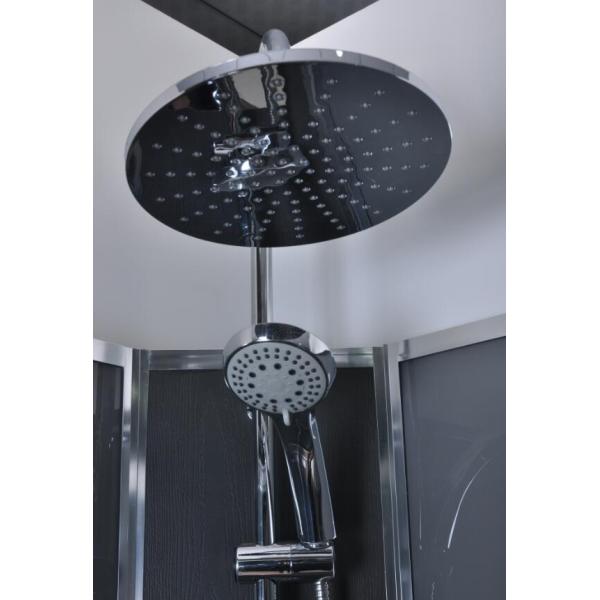 Compartiments commerciaux de douche de quart de cercle, clôtures en verre incurvées de douche