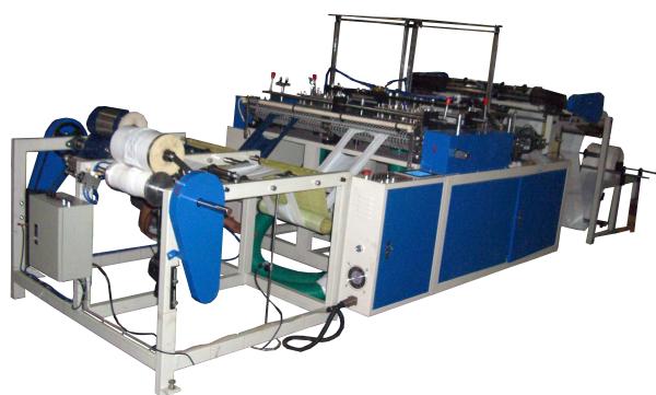 High Accurate T Shirt Bag On Roll Making Machine Double Lane Auto Perforated