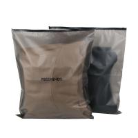 Sacos de plástico reciclado retangulares com fecho de fecho