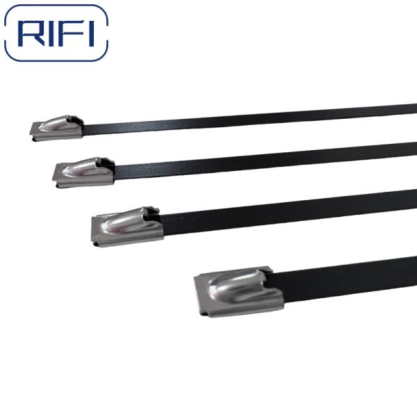 Ss.316 Epoxy Coated Stainless Steel Ball Lock Type Cable Tie