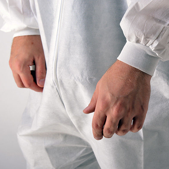 Dust Proof Disposable Isolation Gowns Work Clothes For Hospital Chemicals
