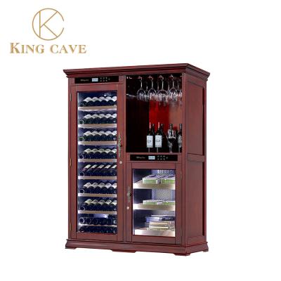 Réfrigérateur pour cigares électriques à double zone, réfrigérateur, armoire à bois, refroidisseur de vin