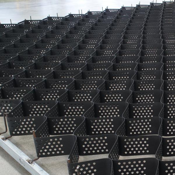 Road Construction Subgrade Stabilization And Load Support Gravel Stabilizer Grid HDPE Geocell Manufacturer