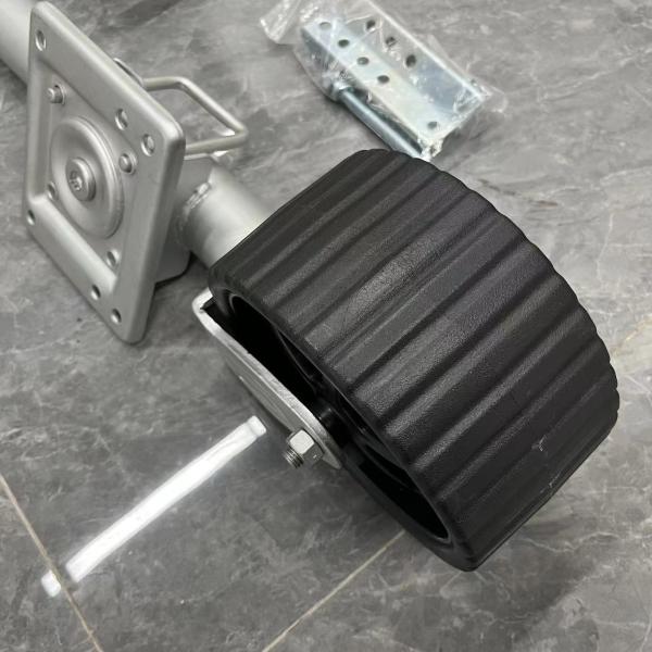 2500lbs 14'' Lift Marine Swivel Trailer Jack With 4'' × 8'' Wheel