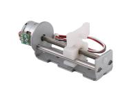 5V o motor deslizante linear do micro da C.C. 15mm com slider do parafuso suporta o passo 0.5mm do M3 do passo da ligação do ângulo da etapa de 18 °