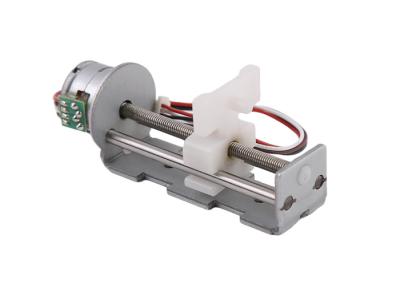 5V o motor deslizante linear do micro da C.C. 15mm com slider do parafuso suporta o passo 0.5mm do M3 do passo da ligação do ângulo da etapa de 18 °