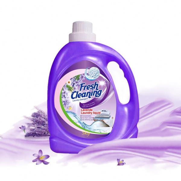 5 in 1 Liquid Laundry Detergent Stain Odor Remover Fabric Softener Color Brightener 2kg