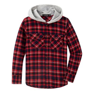 Unisex Long Sleeve Flannel Shirt 100% Cotton Or TC Check Breathable Long Plaid Flannel