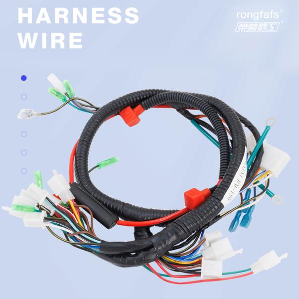 Custom Motorcycle Automobile Assembly Electric Automotive Wiring Harness for BAJAJ BM-150
