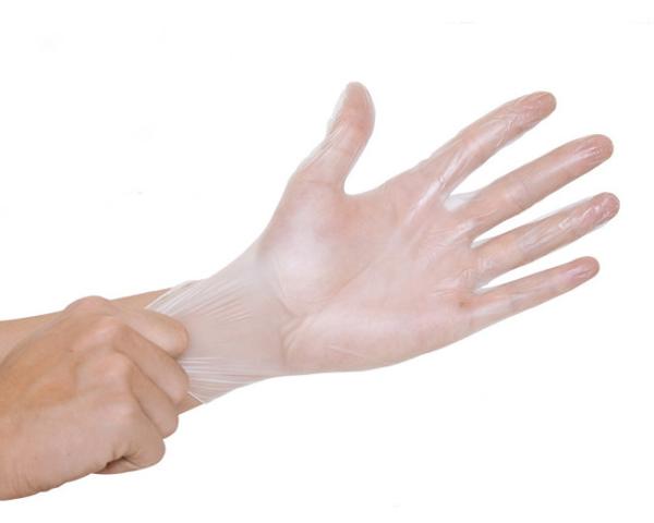 Food Service Powder Free Vinyl Gloves Small Non - Allergic  Oem Service