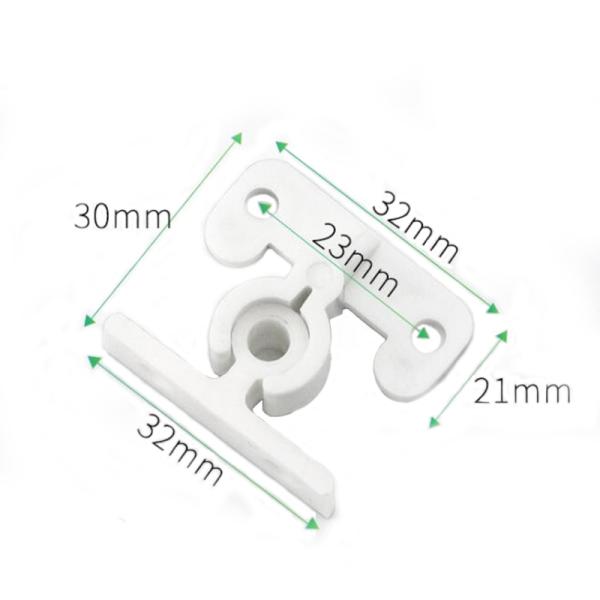 дверь подковы задвижек и защелок нейлона 35mmx21mm пластиковая