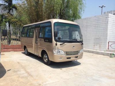 Dry Type Clutch Inter City Buses , Drum Brakes 130Hps Passenger Coach Bus