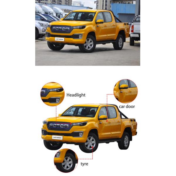 4х4 Подержанные средние электрические пикапы Новое энергетическое транспортное средство Foton