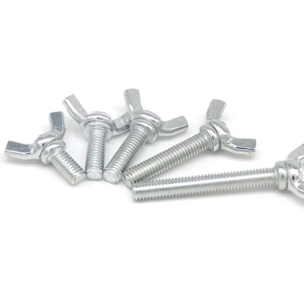 Zinc Plated Class4.8 6.8 8.8 Carbon Steel Bolts M10 M12 M16 Butterfly Bolts