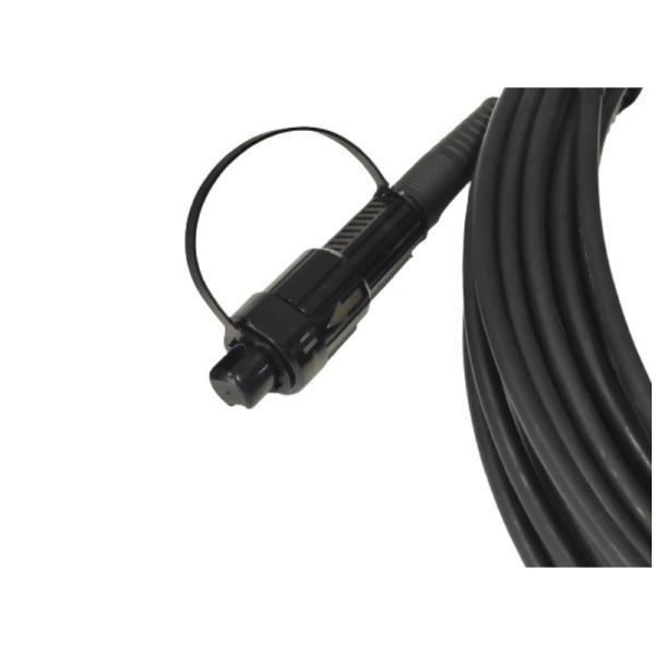IP68 SC APC Singlemode HW Waterproof Mini Fiber Optic Pre-Connector Patch Cord with 1