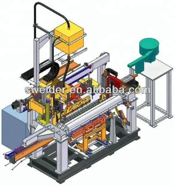 Stainless Steel Water Tank Welding Machine Max 500A Automatic Longitudinal Welder Equipment