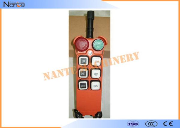 Radio Hoist Push Button Switch Crane Remote Control 6 Buttons Within 100m