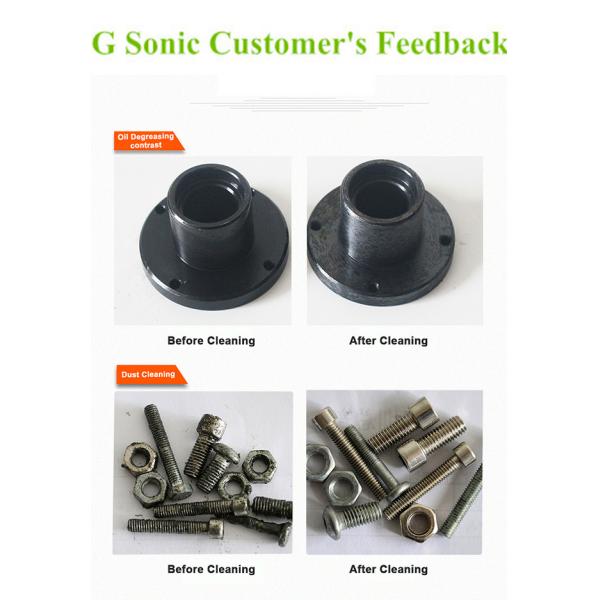 Automatic Industrial Dental Ultrasonic Cleaner Wash Tank 500 Watt For Car Parts