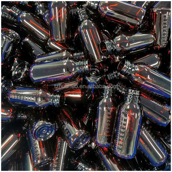 Фармацевтический сироп от кашля PET бутылка с винтовой крышкой и индивидуальным логотипом