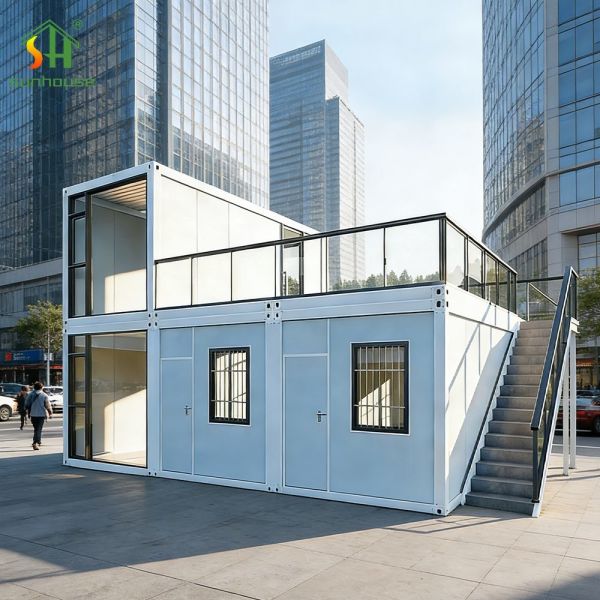 Flexible Layout Modular Container House Detachable Foldable 20ft Container Homes