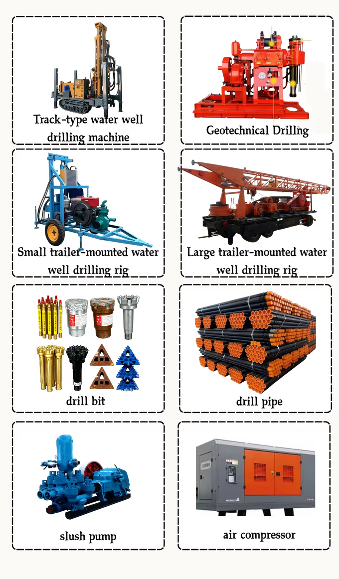 200m Hydraulic Geological Drilling Rig Multi-Functional For Mineral Exploration Engineering Investigation
