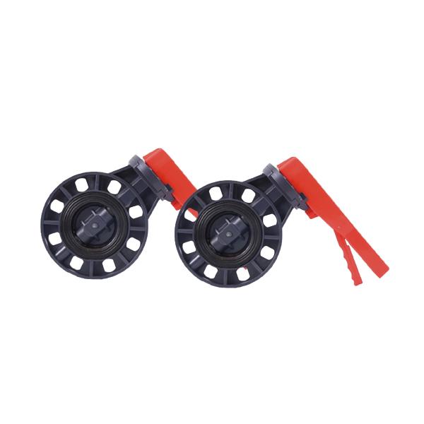 Durable Pvc Butterfly Valve Long Lasting Corrosion Resistant For Home Use