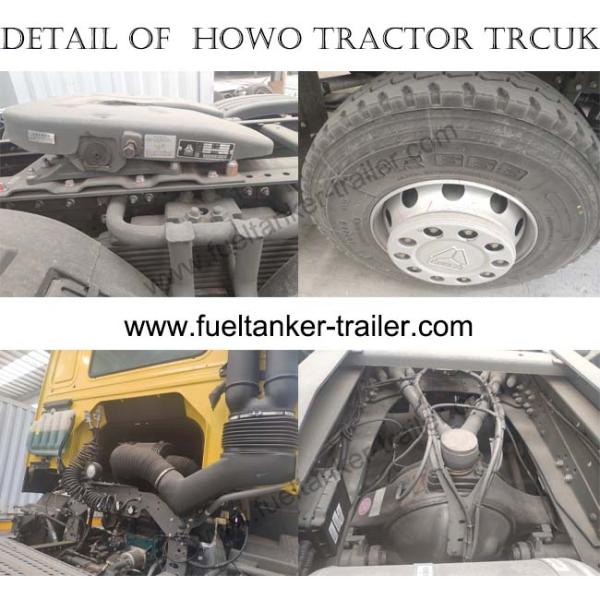 SINOTRUK HOWO Tractor Truck , Howo 6x4 Tractor For Container Transport