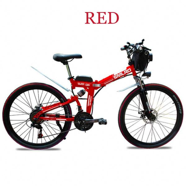 Aluminum Alloy Folding Electric E Bike Wear Resistant Steel Suspension Frame