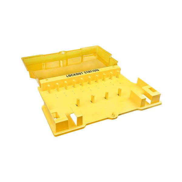 Durable Lockout Station Board PC Material With 4/10 Padlock Positions