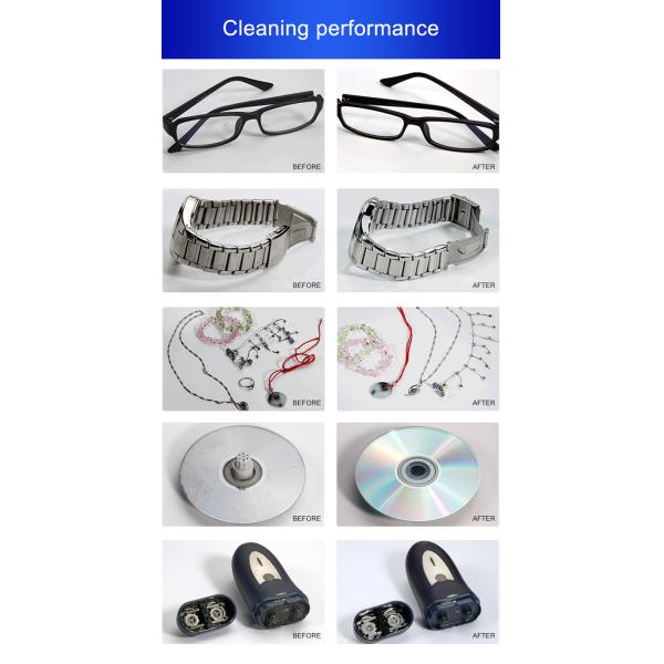 Degassing Portable Ultrasonic Cleaner 1.2L For jewelry cleaning