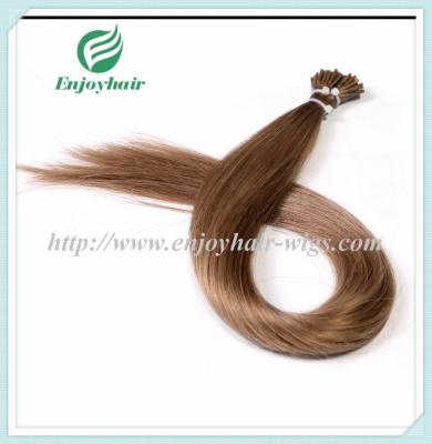 Pre-Bonded Hair 10-28 100s/pack 10# color Straight Human Hair Brazilian hair extension