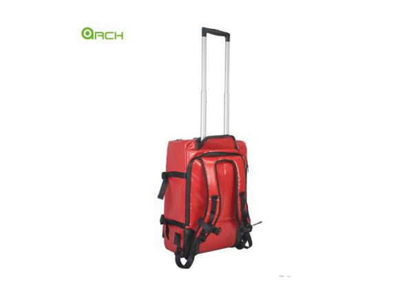 Two Front Pockets Waterproof Carry On Luggage With Backpack