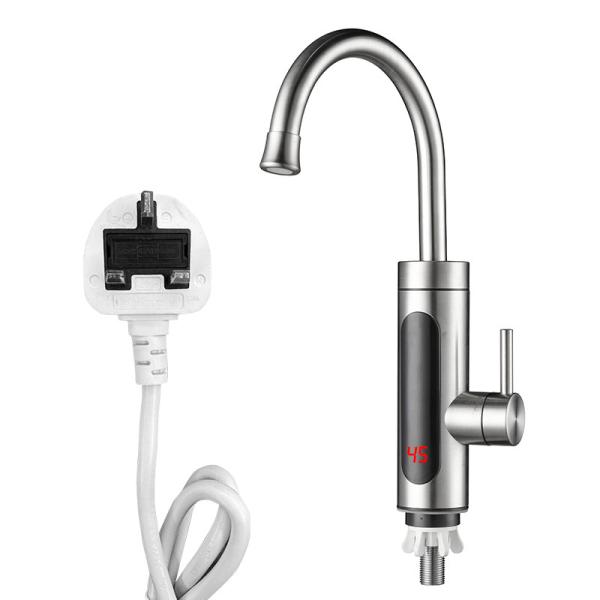 Kitchen Instant Electric Water Heater Tap 304 Stainless Steel Material 3s Fast Heating