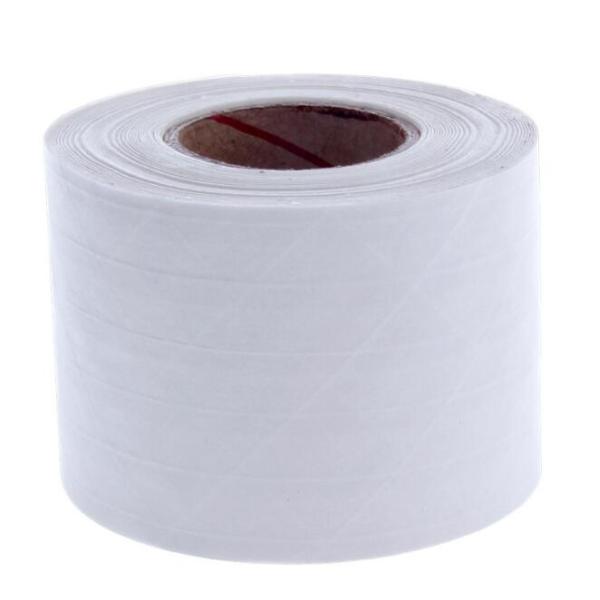 Economy Grade White Reinforce Water Soluble Fiber Kraft Packaging Tape For Packing