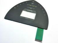 Botones táctiles de rastrillo retroiluminado con conector femenino nicomático