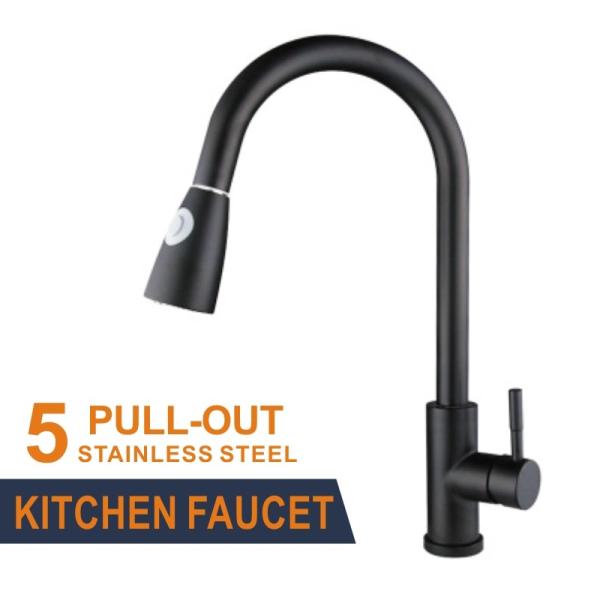 Two Functions Mixer Stretch 80cm Extendable Kitchen sink Faucet