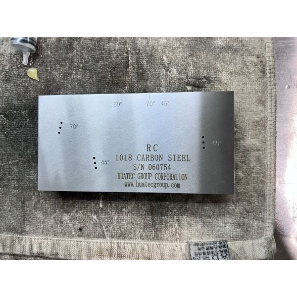 AWS D1.1/D1.1M-2015 RC Resolution Ultrasonic Calibration Block for Angle Beam Transducers